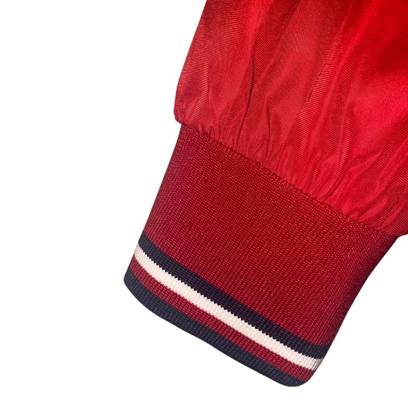 Authentic Tommy Hilfiger Red Bomber Jacket XXL - Excellent Condition - Picture 3 of 10